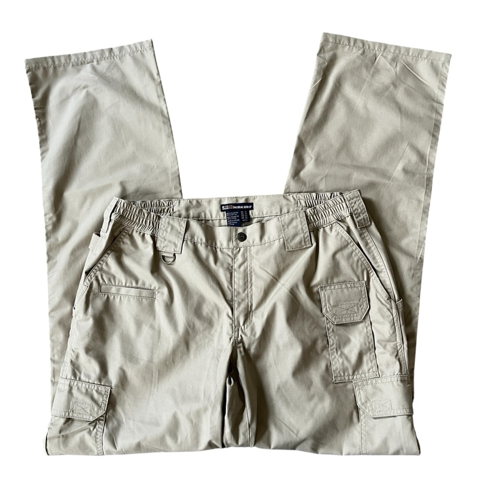 5.11 Tactical Series Ripstop Patrol Cargo Pants | Tan | Size 16 Long 34x34